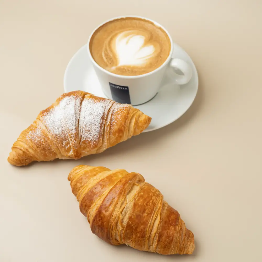 An Italian espresso being poured at the Mizzica counter