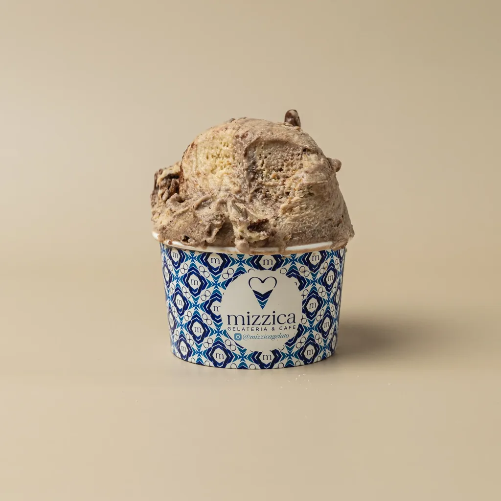 Tiramisù gelato in a Mizzica cup