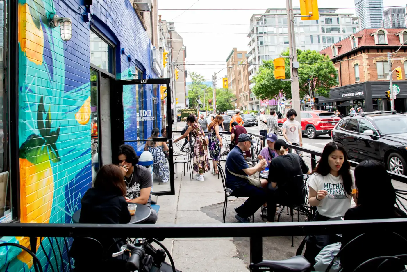 Inside the Mizzica gelateria in Toronto